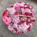 Композиция из цветов в корзине "Розовый микс" диаметром 60 см