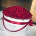 Красные розы в цилиндре (XXL) от 215 роз